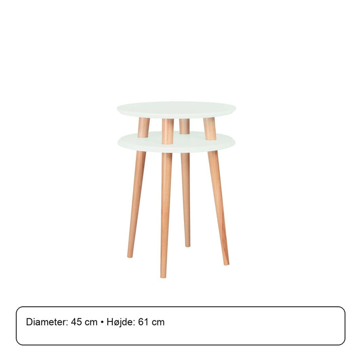 UFO Sidebord diameter 45cm x H 61cm Fleeting Mint – måldiagram