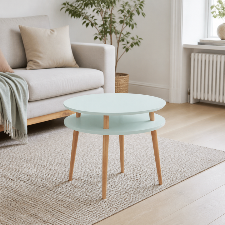 UFO Sofabord diameter 70cm x højde 61cm Fleeting Mint – vigtigste funktion