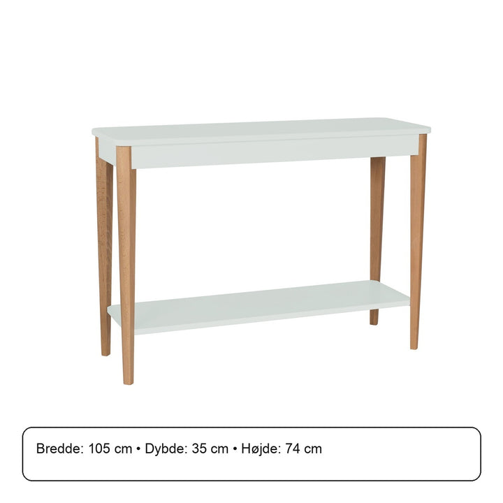 ASHME Konsolbord 105x35cm - Fleeting Mint – måldiagram