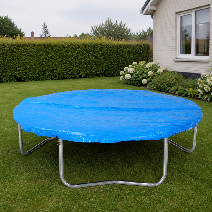 Betræk trampolin blå Ø183cm – hele produktet lukket i hjemmet