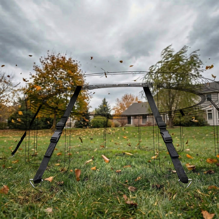 Jordankerskrue med trekantet håndtag til trampolin til 4 personer, 32 cm