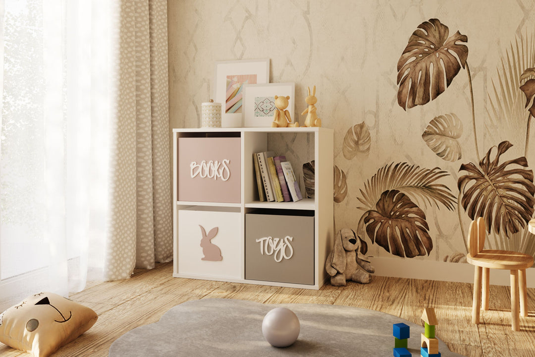 Bogreol Loni 2x2 hvid