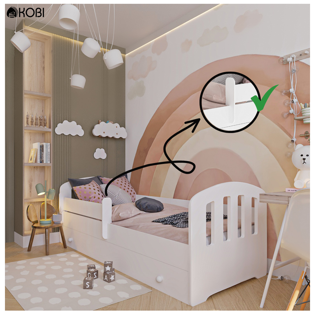 Felix børneseng hvid 160x80