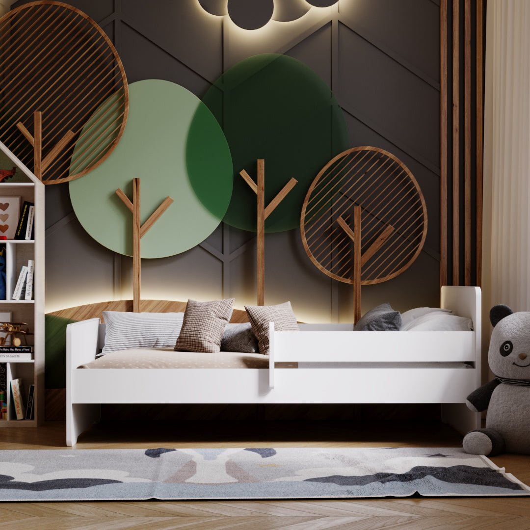 Enkeltseng Maks. 160x80 med gelænder