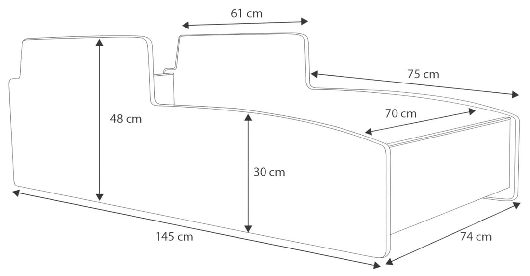 Traktor børneseng gul 140x70