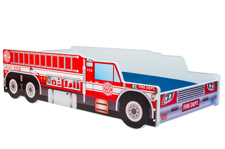 Børneseng auto 160x80 - Brandbil