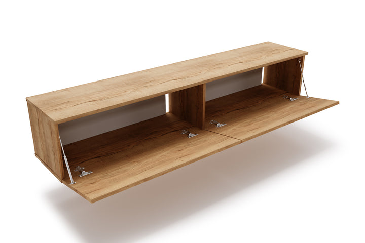 RTV-skab Nicole 160 cm - farve Oak Craft