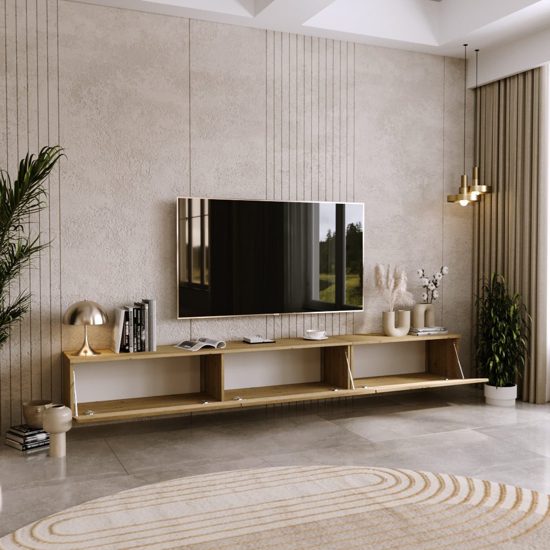 RTV-skab Nicole 80 cm - farve Artisan Oak