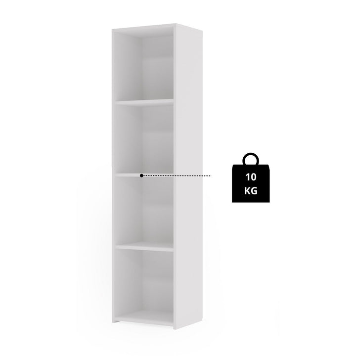 Reol LONI 160x40 cm - farve hvid