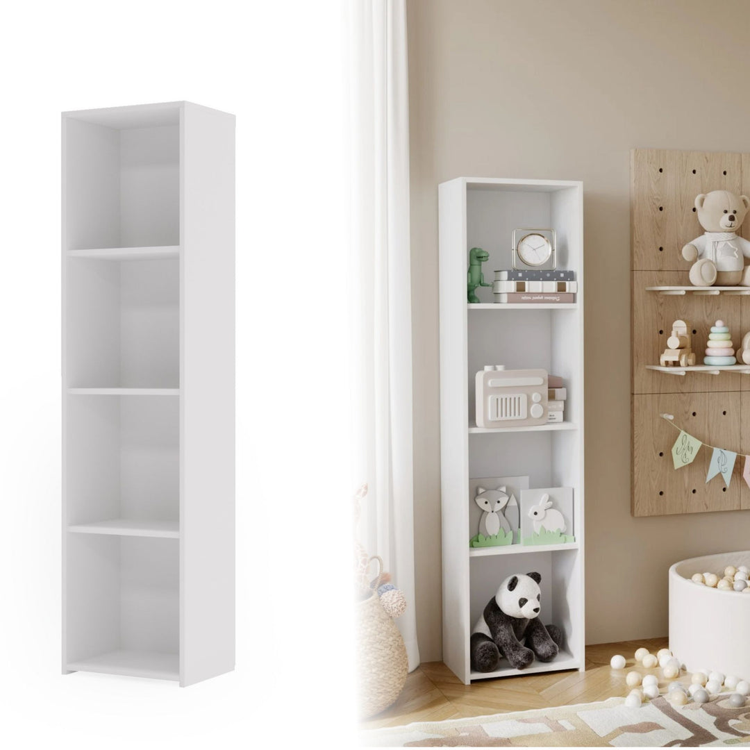 Reol LONI 160x40 cm - farve hvid