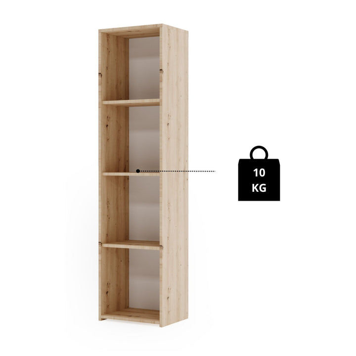 Reol LONI 160x40 cm - farve Artisan eg