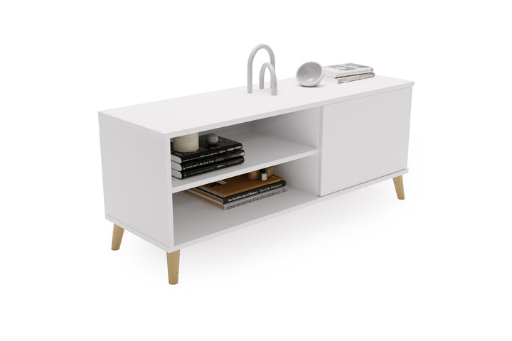 VIVA 110 cm RTV-skab - Hvid