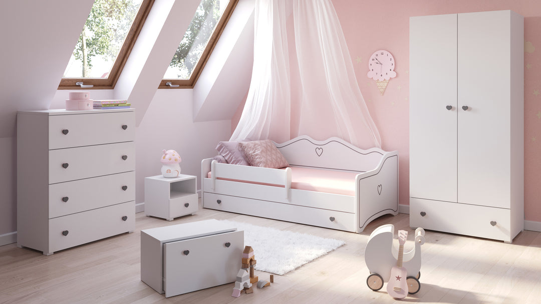 Emma ungdomsseng 180x80 grå