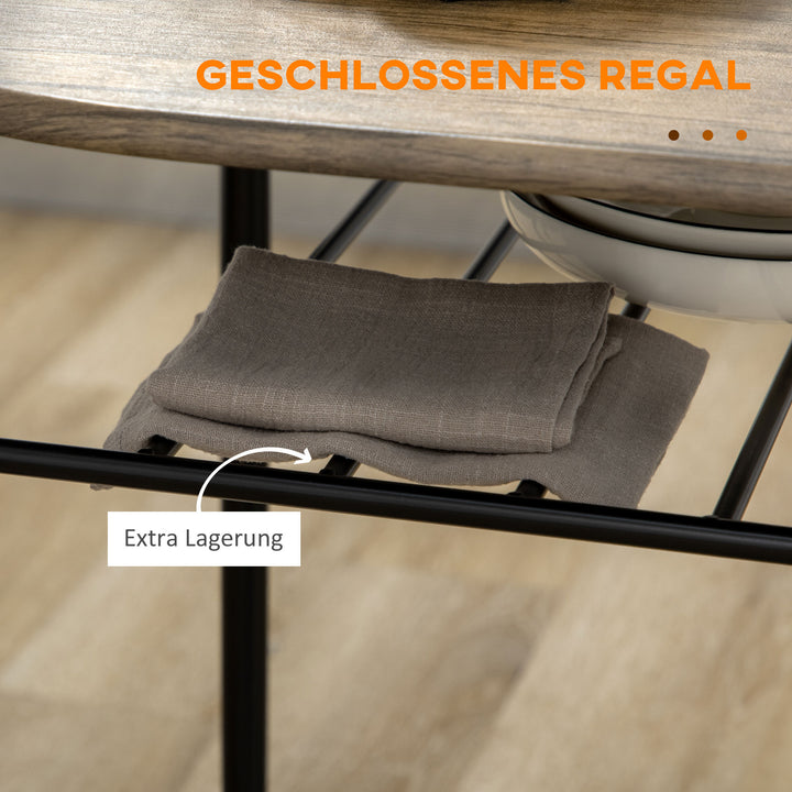 Bistrosæt spisebord køkkenbord med stole sæt, 1 bord, 2 stole, 80 cm x 53 cm x 74,5 cm, sort