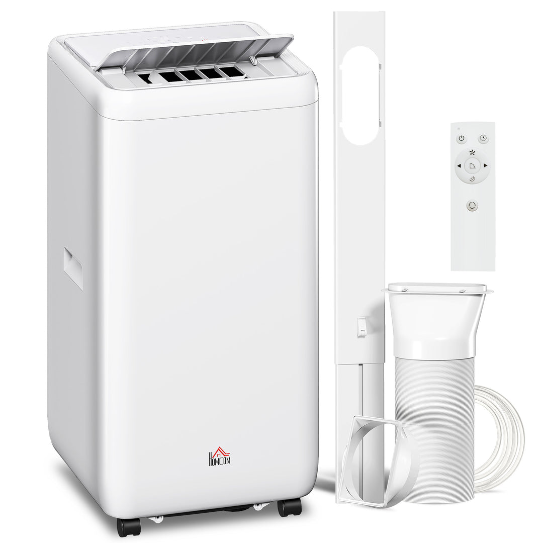 Bærbart klimaanlæg med udstødningsslange, 12000 BTU (3,5 kW), 5-i-1, 24-timers timer, fjernbetjening, op til 35 m²