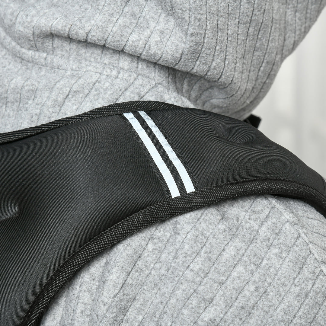 Vægtvest 5 kg / 8 kg / 10 kg justerbar træningsvest med aftagelige vægte løbevest kvinder mænd til muskelopbygning styrketræning, løb, fitness, crosstræning