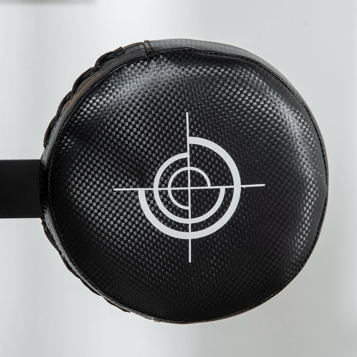 Højdejusterbar boksebold, 360° roterbar, inklusive boksebandager, sort, 80,5 x 48 x 163-205 cm