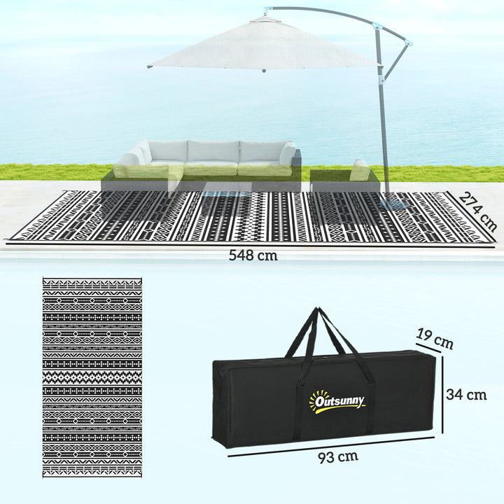 Udendørstæppe, robust vejrbestandigt udendørstæppe, tæppe med boho-stil, udendørstæppe til stue-altan