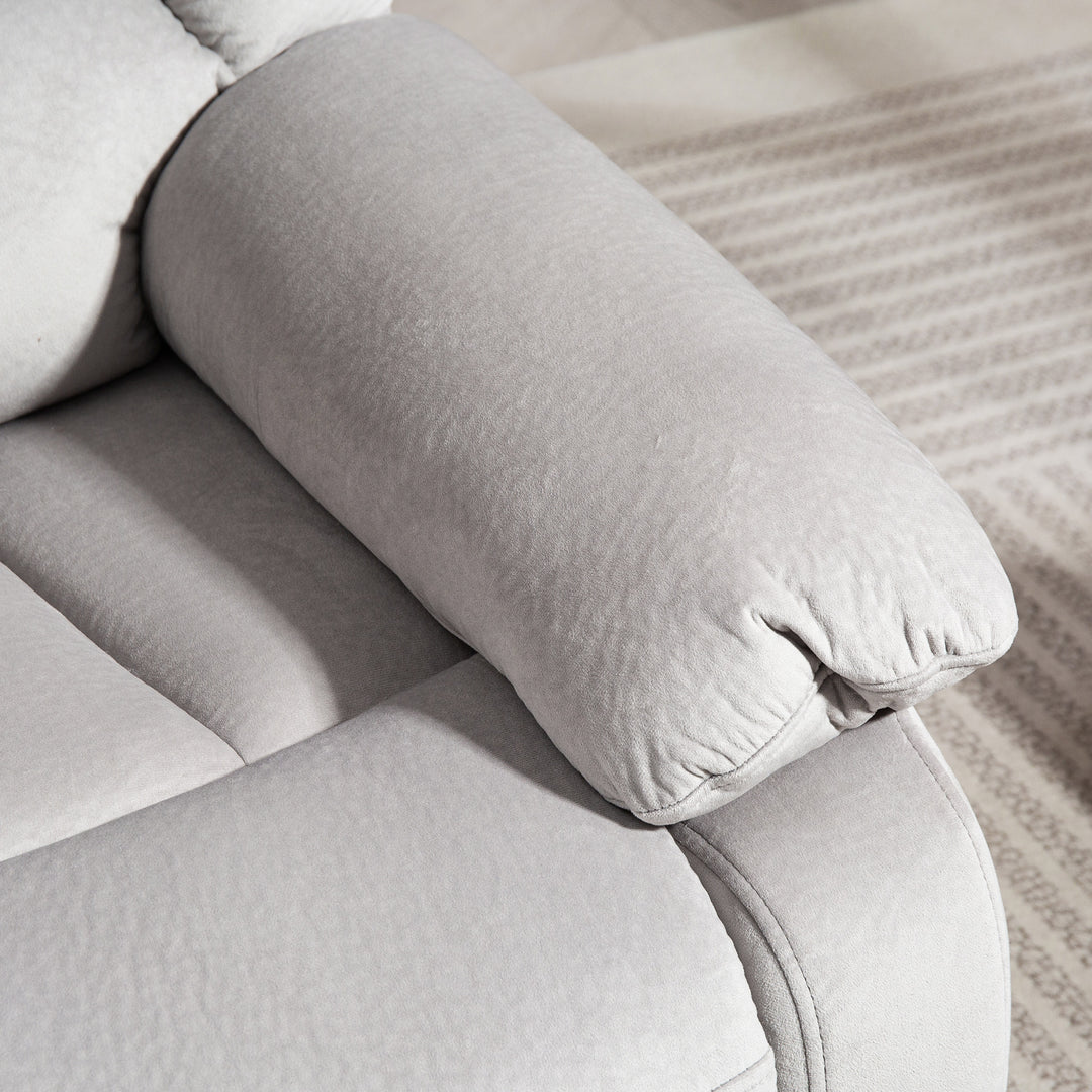 Hævestol med massagefunktion, 90x93x110cm, lysegrå