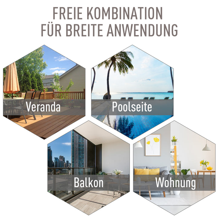 Klapstol med armlæn sæt med 2 campingstole fiskestol metalgrå 58 x 64 x 94 cm