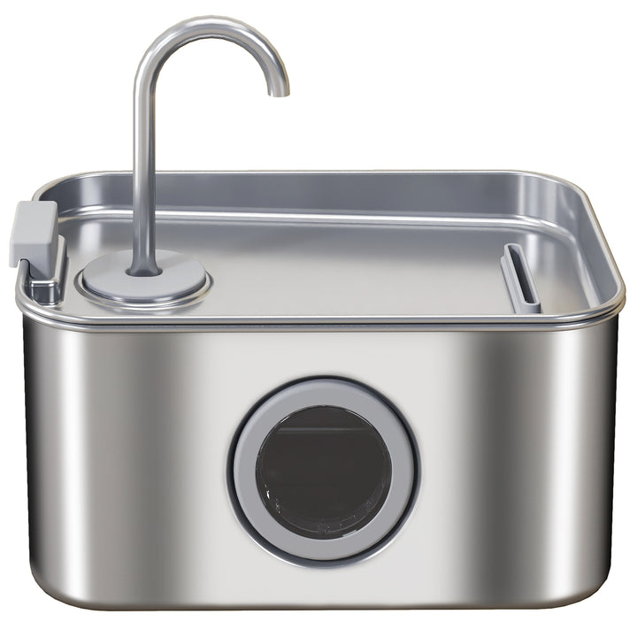 Kattefontæne 3,2l drikkefontæne til katte med stille pumpe og aktivt kulfilter