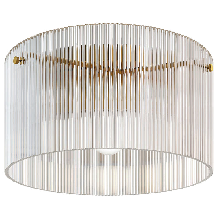 Loftslampe med akrylskærm, kompatibel med metal, halogen og led