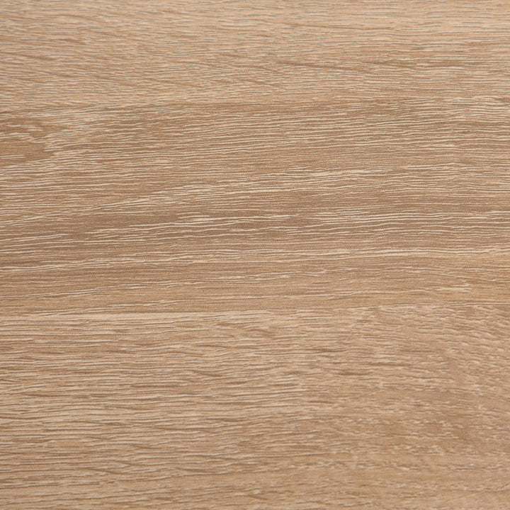 Klapbord skrivebord sidebord kontorbord mobilt computerbord med hjul mdf naturlig 107 x 55 x 76 cm