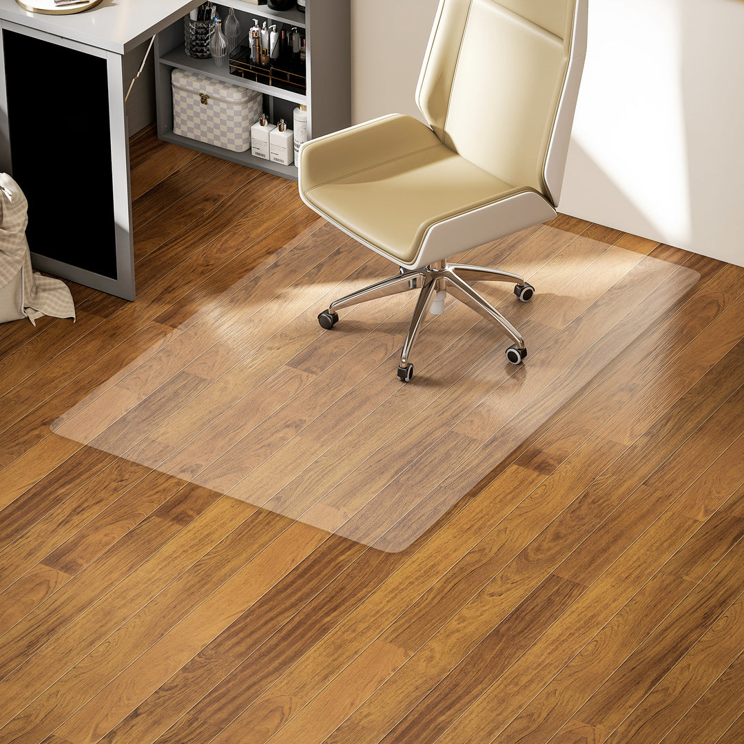 Gulvmåtte, skridsikker, 1,5 mm tyk, 100 x 150 cm, transparent