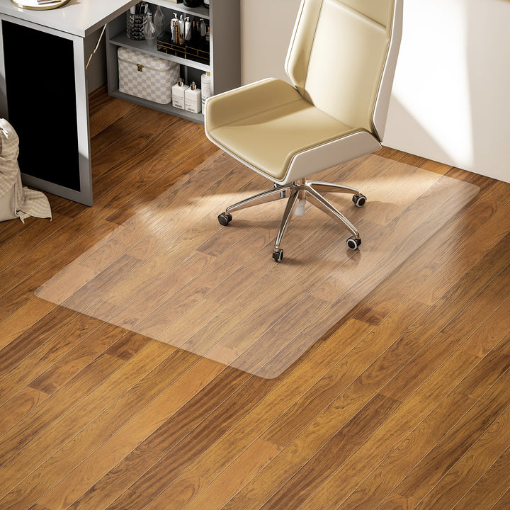 Gulvmåtte, skridsikker, 1,5 mm tyk, 100 x 150 cm, transparent