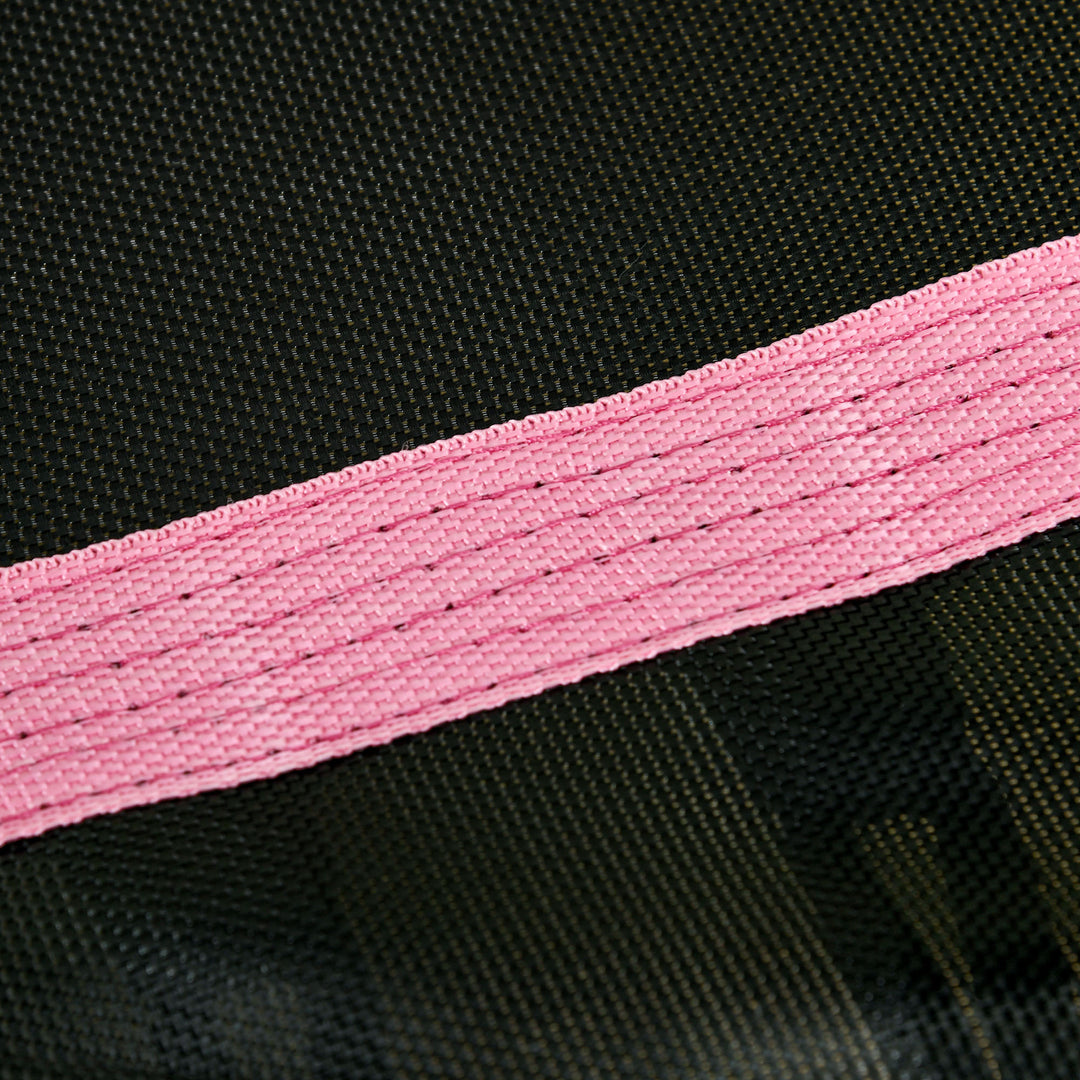 Trampolin til børn, 163,5 cm, med sikkerhedsnet, polstret, stål, lasteevne op til 50 kg