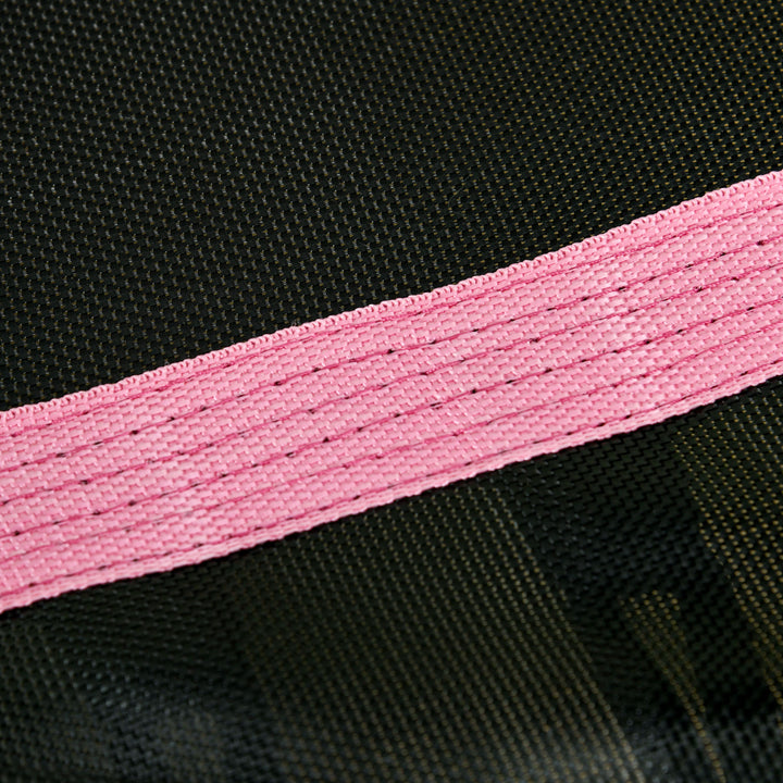 Trampolin til børn, 163,5 cm, med sikkerhedsnet, polstret, stål, lasteevne op til 50 kg