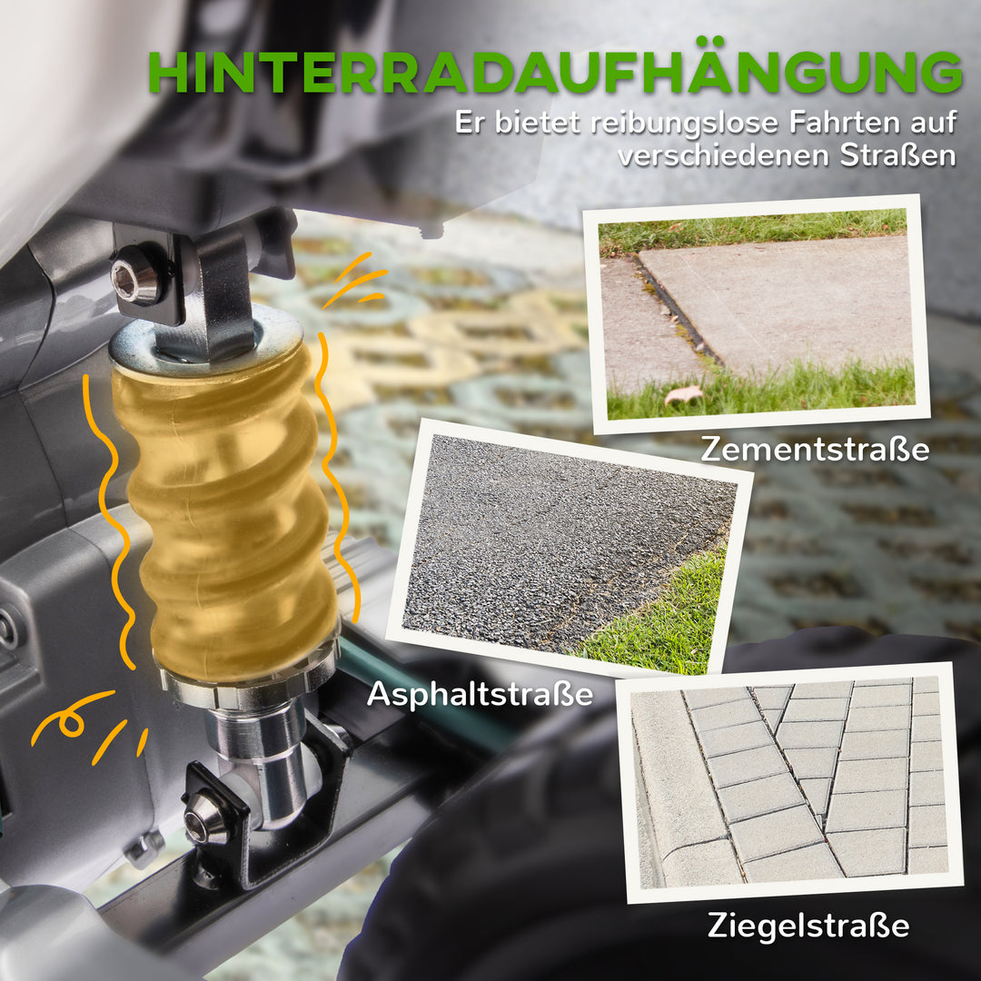 Elmotorcykel til børn, 12v børnemotorcykel med musik, børnekøretøj med støttehjul, 3-6 år, grøn