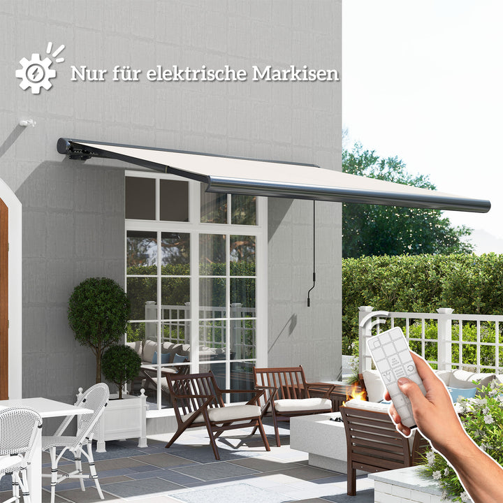 Solsensor elektrisk vindsensor vejrstation udendørs sensor vindmonitor 22 x 11 x 9 cm hvid