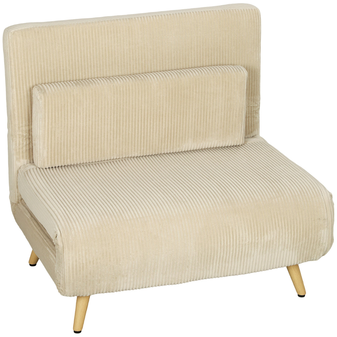 Sovestol 3 i 1 sovesofa med sengefunktion, 90x190 cm Beige