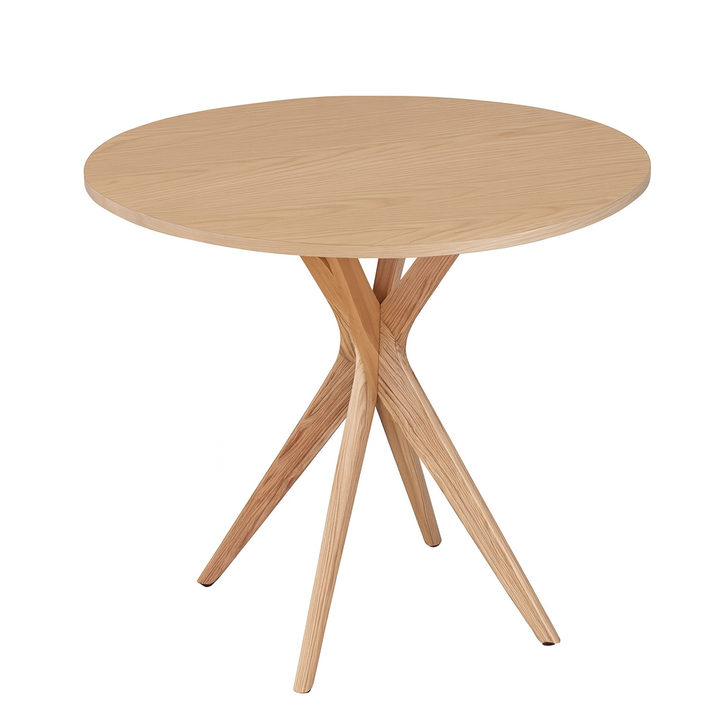 Rundt spisebord diam. 90cm i asketræ