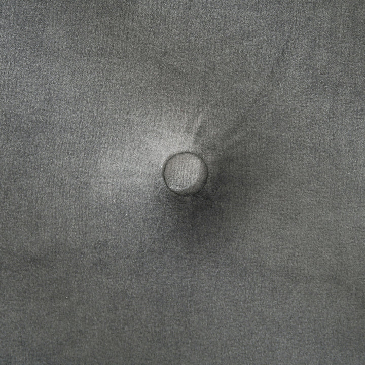 Sovesofa afslappende sofa, inkl. 2 puder, fløjlslook, 130 x 78 x 79 cm, grå