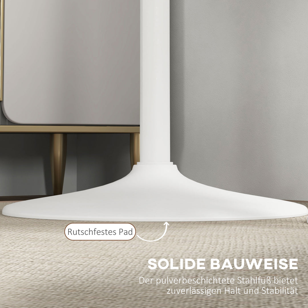 Barbord, højbord, bord til 2 personer, 60 x 60 x 102 cm, hvid