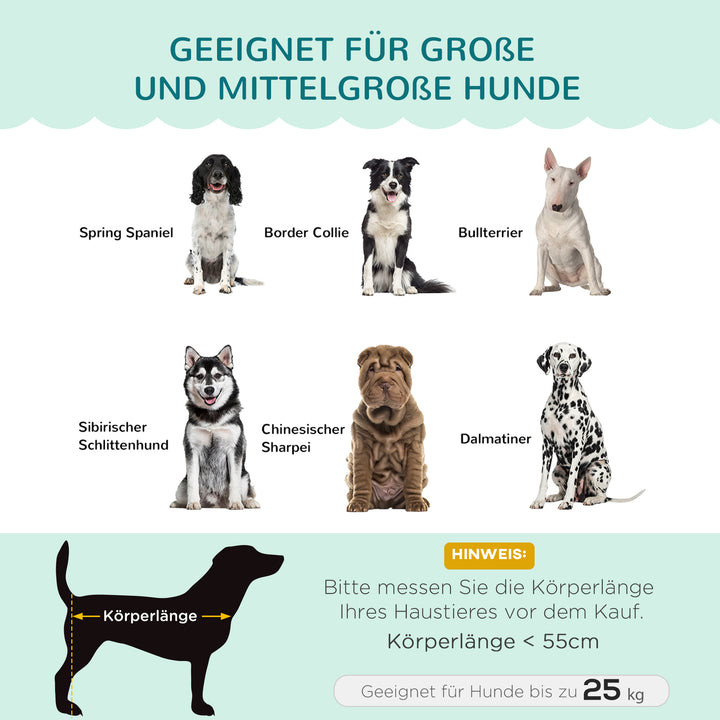 Kæledyrssofa til mellemstore og store hunde op til 25 kg, robust træ, polstret, grøn
