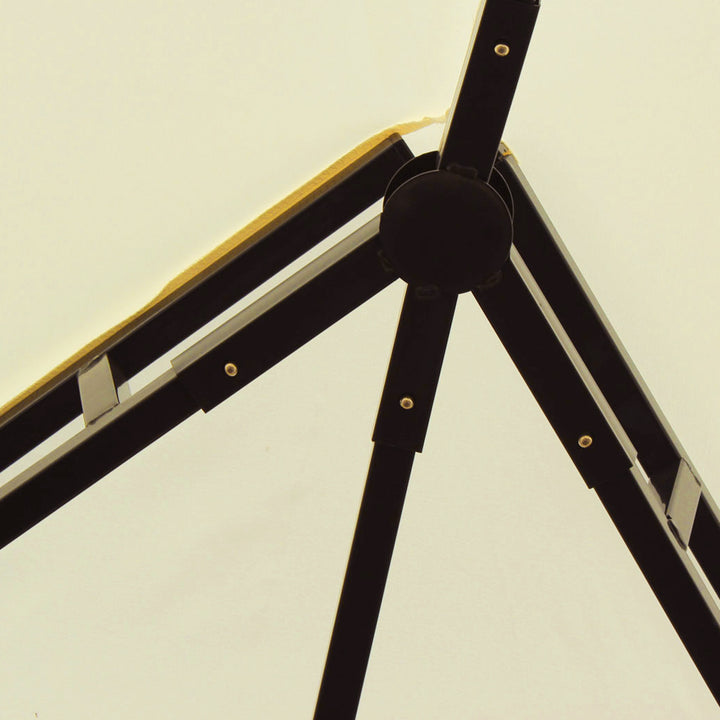 Luksus pavilion have pavilion festtelt marquee havetelt pagoda 3x4 m creme