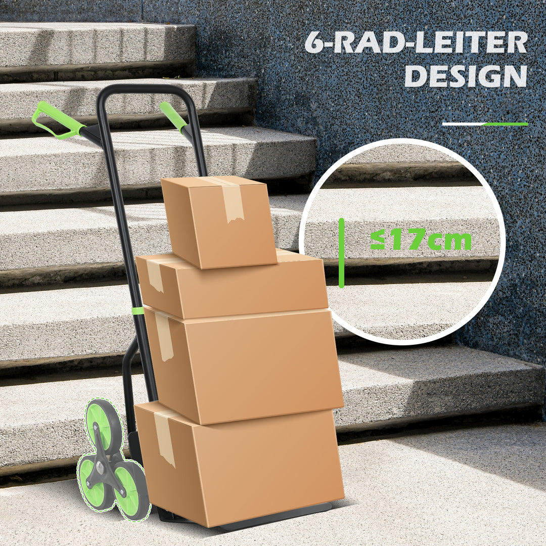 Trappevogn, foldbar transportvogn med stålramme, maks. 120 kg