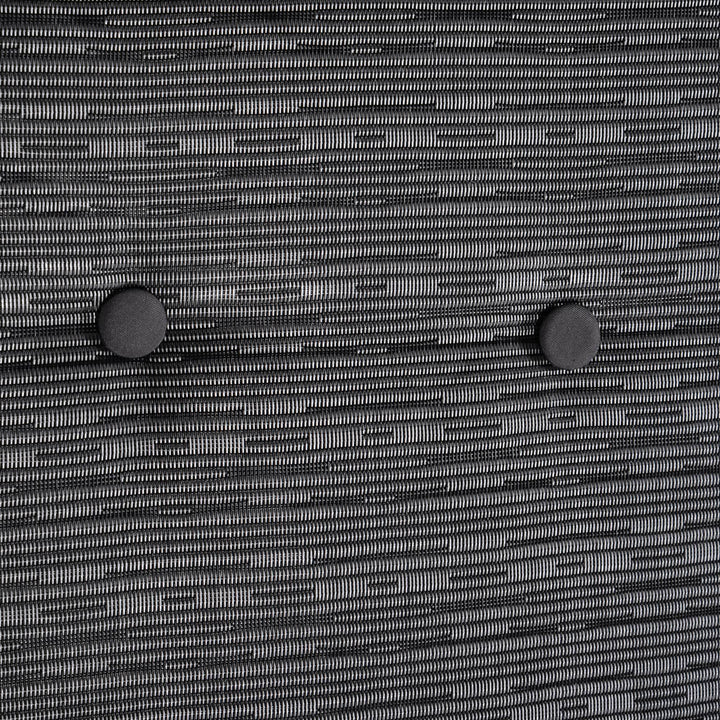 3-Personers havegynge med justerbar baldakin, 200 x 120 x 170 cm, gråt textilenestof