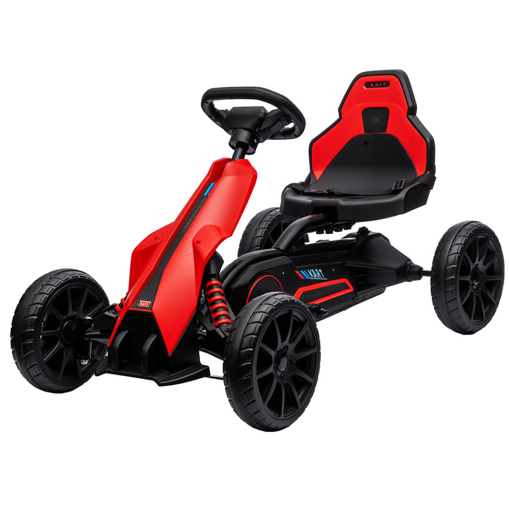 Elektrisk gokart til børn 12V 3-5 km/t gokart til 3-8-årige, rød