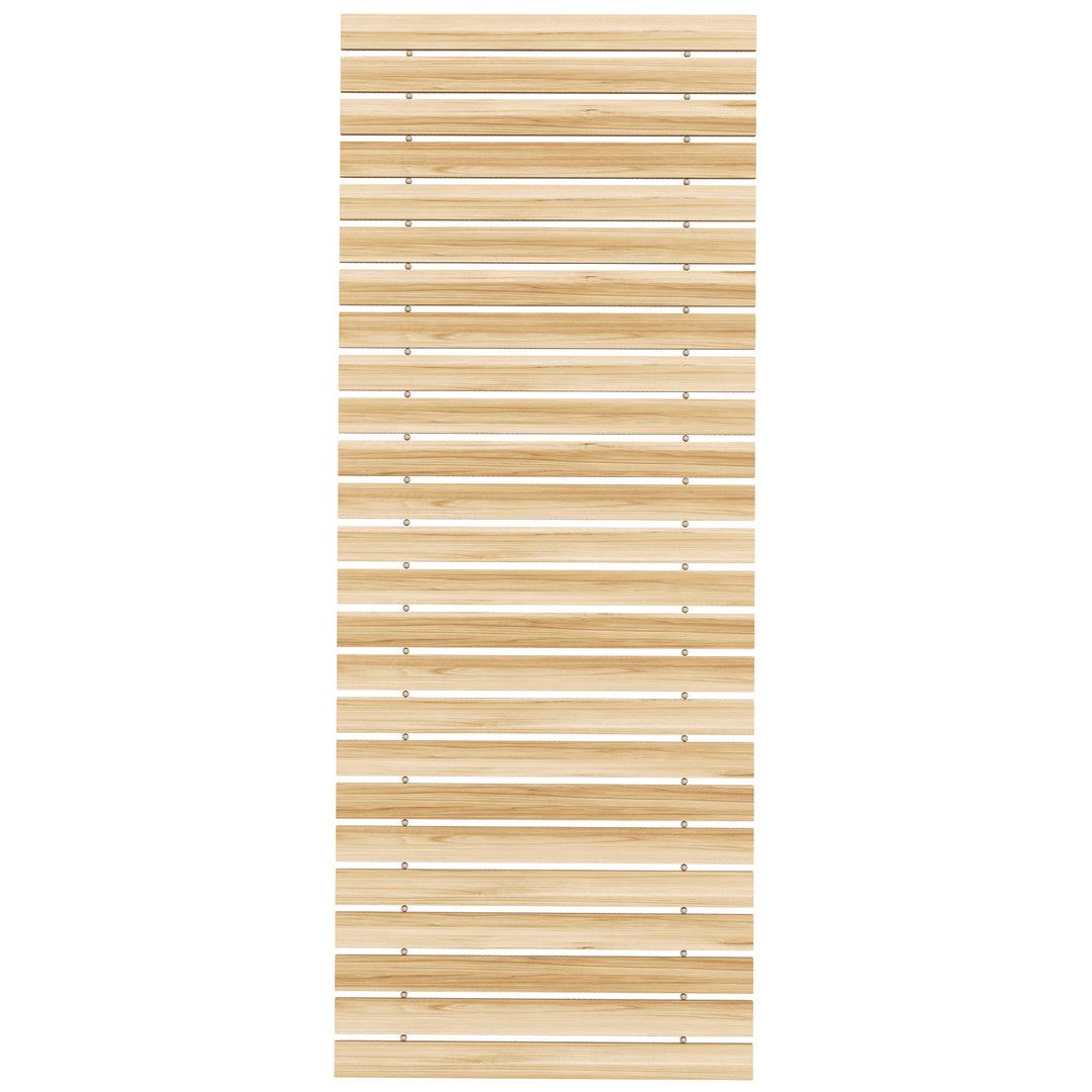 Udrullbar havetrappe, vejrbestandig, grantræ, 120 x 47 x 1 cm, natur