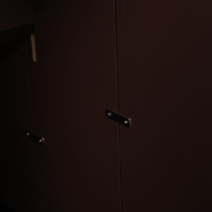 Kæledyrstrappe, til hunde/katte, 4-trins, kort plys, op til 30 kg, 40 x 59 x 54,2 cm, mørkebrun