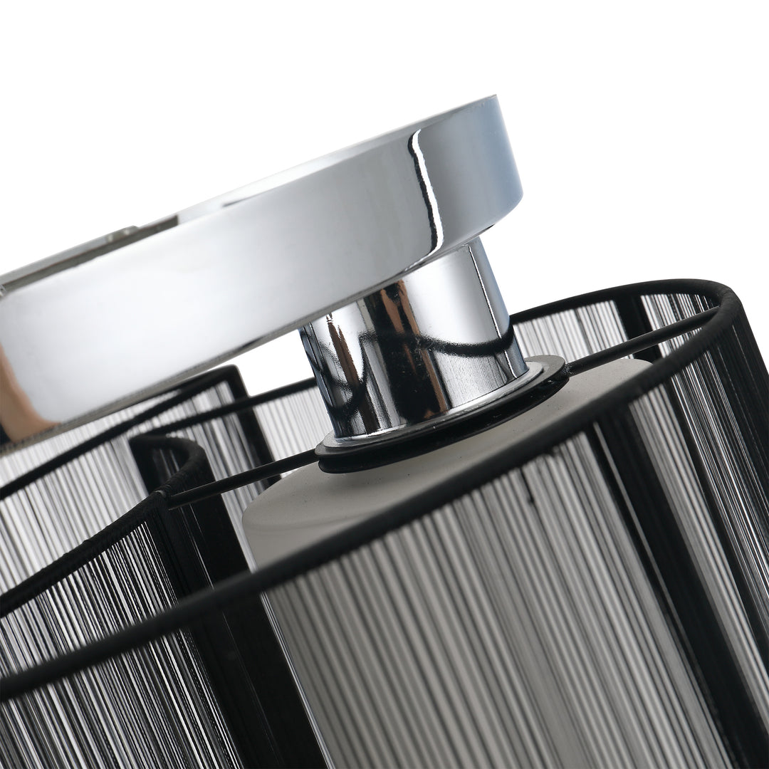 Loftlampe med 2 pærer e27 badeværelseslampe moderne køkkenlampe lampe til soveværelse, badeværelse, køkken, stue hvid ø47,5 x 33 cm (uden pærer)