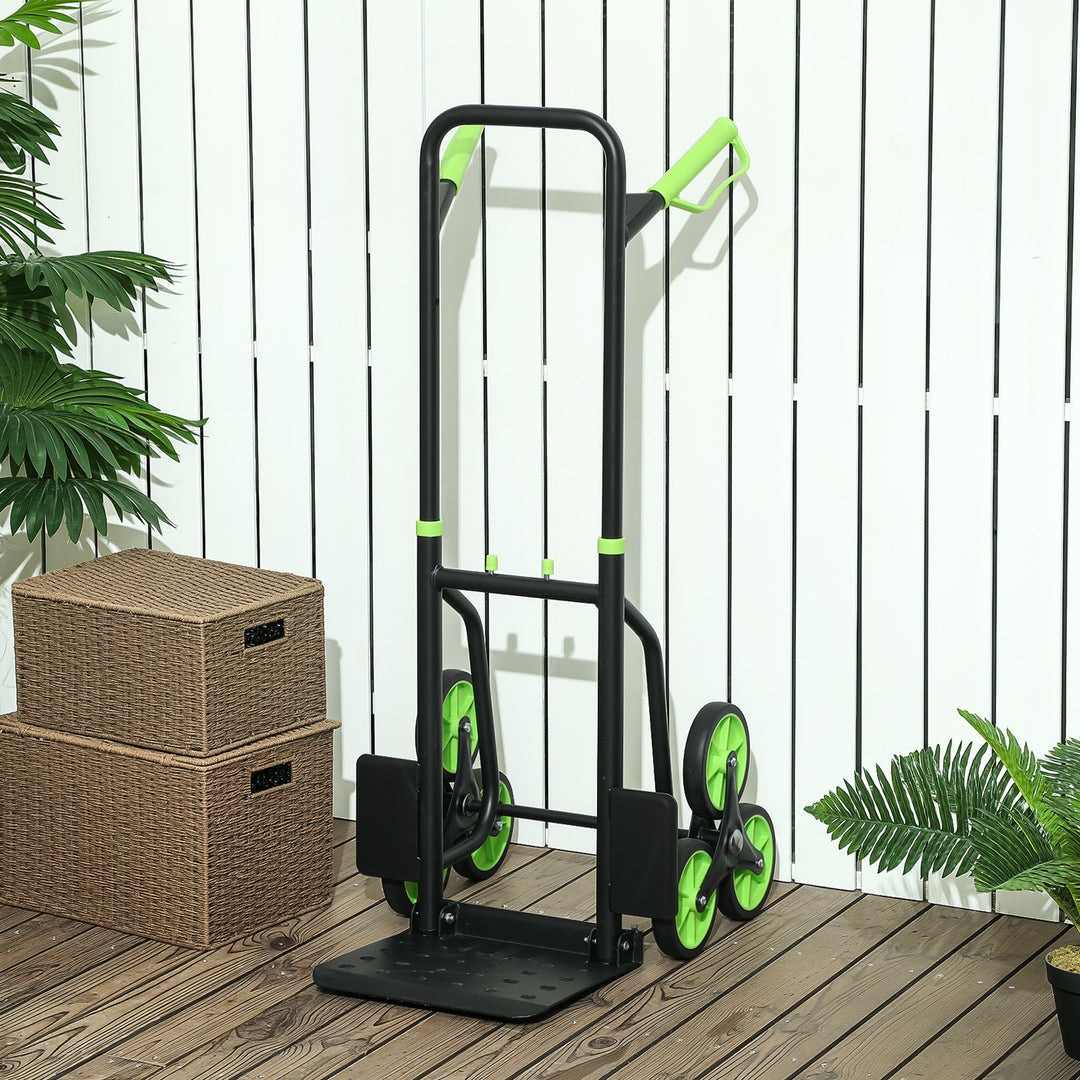 Trappevogn, foldbar transportvogn med stålramme, maks. 120 kg