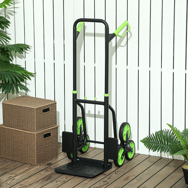 Trappevogn, foldbar transportvogn med stålramme, maks. 120 kg
