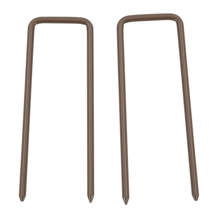 Sakselågebarrier sakselbarrier udtrækkelig 35-300cm havealuminium brun h103,5cm