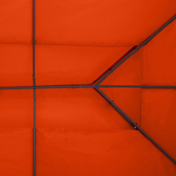 Udskiftningstag til havepavilloner 3x4m polyester kaffe