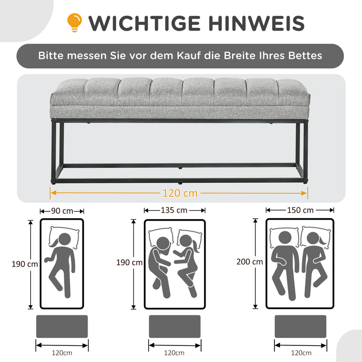 Industrielt design bænk, sengebænk, metalben, pink + sort